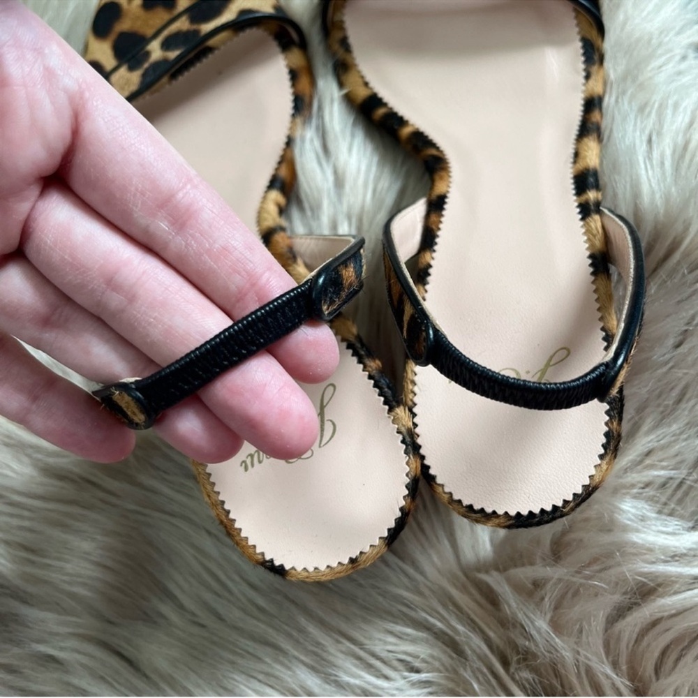 J. Crew Leopard Print Sandals - Picture 5 of 9